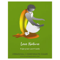 Boy Caring a Duck Personalized Flyer