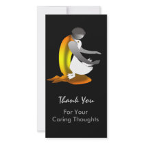 Boy Caring a Duck Picture Card