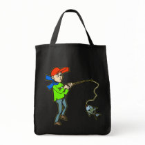 Boy Catching A Fish Bags