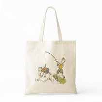 Boy Catching Girl Tote Bags