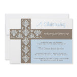 Boy Christening  Invitation