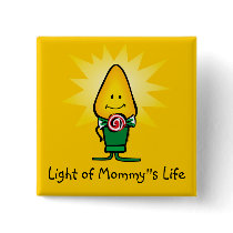 Boy Christmas Light Custom Button