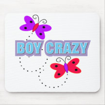 Boy Crazy Mousepads