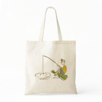 Boy Fishing Canvas Bag