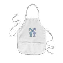 Boy Giraffe Twins Aprons