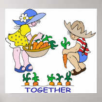 Boy & Girl Gardener
