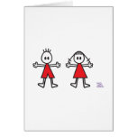 Boy & Girl in Red Cards