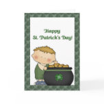 Boy Gold St. Patricks Day cards