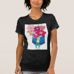 boy holding flowers tee shirts