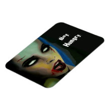 'Boy Hungry' (Zombie) Premium Flexi Magnet