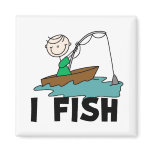 Boy I Fish Magnet
