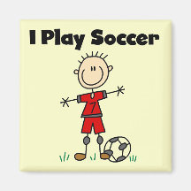Boy I Play Soccer Tshirts and Gifts Fridge Magnet