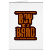 Boy In a Band Cards