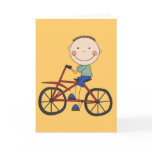 Boy on Bicycle Tshirts and Gifts Card