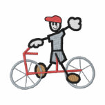 Boy On Bike embroidered shirts