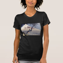 Boy on Mount Fuji, Hokusai Tee Shirt