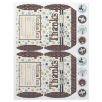 Boy Party Favour Box Template B Flyer