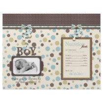 Boy Party Favour Wraps Full Color Flyer