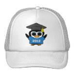 Boy Penguin Blue & White 2012 Grad Trucker Hats