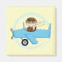 Boy Pilot Tshirts and Gifts Fridge Magnet