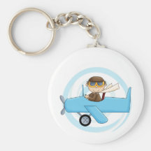 Boy Pilot Tshirts and Gifts Keychain