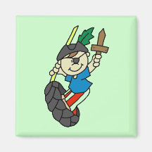 Boy Pirate Ahoy Matey Tshirts and Gifts Refrigerator Magnet