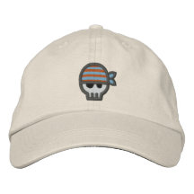 Boy Pirate Skull Embroidered Baseball Caps