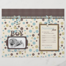 Boy Popcorn Wrapper Full Color Flyer