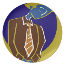 BOY PRAYING DINNER PLATE