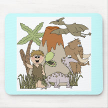 Boy Prehistoric LIfeTshirts and Gifts Mouse Pad
