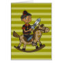 Boy Riding Rocking Horse Cards