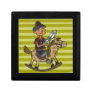 Boy Riding Rocking Horse Trinket Box