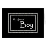 BOY Ring Bearer Wedding Invitation Greeting Cards