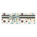 Boy Skinny Gift Tag Business Cards