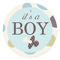 Boy Square Sticker C
