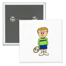 Boy Tennis Buttons