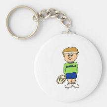 Boy Tennis Key Chains