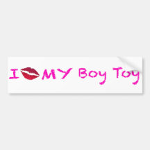 Boy Toy Bumper Sticker