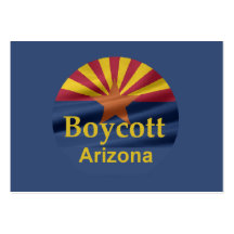 BOYCOTT Arizona Business Card