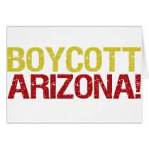 boycott arizona greeting cards