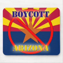 Boycott Arizona Mousepad horizontal