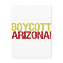 boycott arizona post cards
