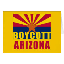 BOYCOTT ARIZONA Tshirts, Buttons, Hoodies Cards