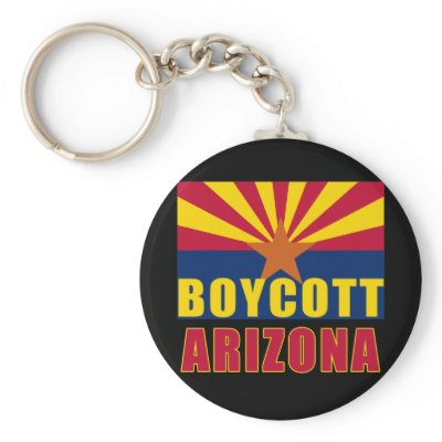 BOYCOTT ARIZONA Tshirts, Buttons, Hoodies Keychain by Scarebaby