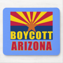 BOYCOTT ARIZONA Tshirts, Buttons, Hoodies Mouse Pad