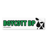 Boycott BP Bumper Sticker bumper stickers
