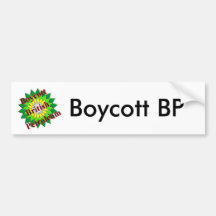 Boycott BP Bumper Sticker