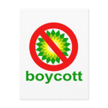 Boycott BP Post Card