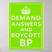 Boycott BP Posters