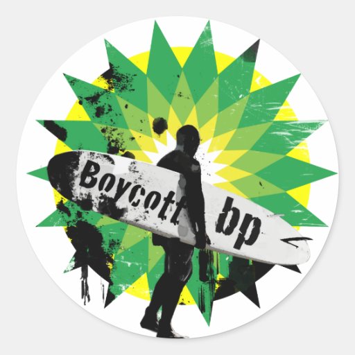 Boycott bp sticker